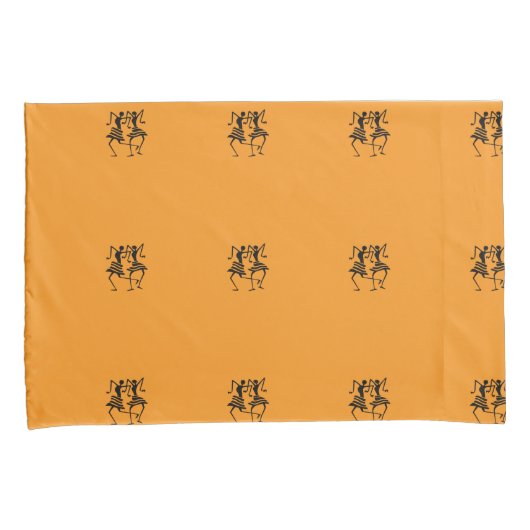 Silhouet Afrikaanse kunst, Celebration Dance Sinaa Kussensloop (Voorkant-Rechts)