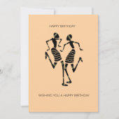 Silhouet Afrikaanse kunst, Geweldige Joy Dance Ver Kaart (Voorkant)