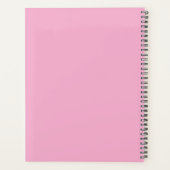 Silhouet Afrikaanse kunst Viering Dance Pink Planner (Achterkant)