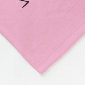 Silhouet Afrikaanse kunst, Viering Dans Roze Fleece Deken (Hoek)