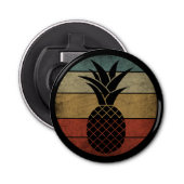  silhouet ananas button flesopener (Voorkant)