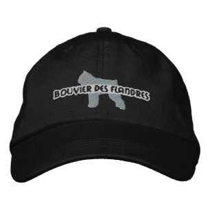 Silhouet Bouvier des Flandres Geborduurd Pet