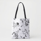 silhouet-canvas tas (Voorkant)