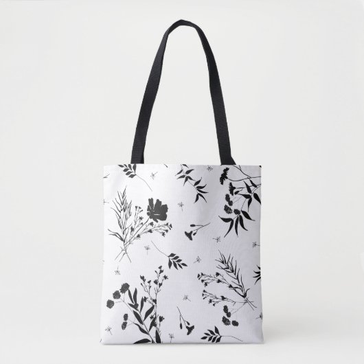 silhouet-canvas tas (Voorkant)
