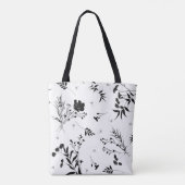 silhouet-canvas tas (Achterkant)