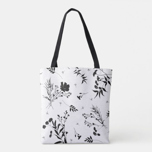 silhouet-canvas tas (Achterkant)