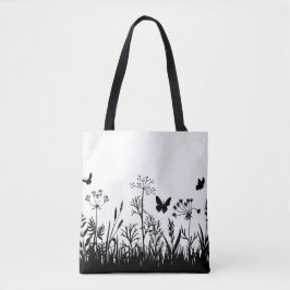 silhouet-canvas tas