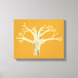 Silhouet Canvasprint Canvas Afdruk