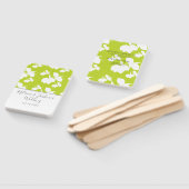 Silhouet Citroen Lime Groen Bruiloft Handwaaier (Niet-gemonteerd)