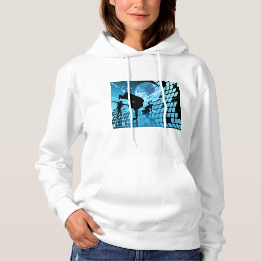 Silhouet Dansers Dames Hoodie (Voorkant)