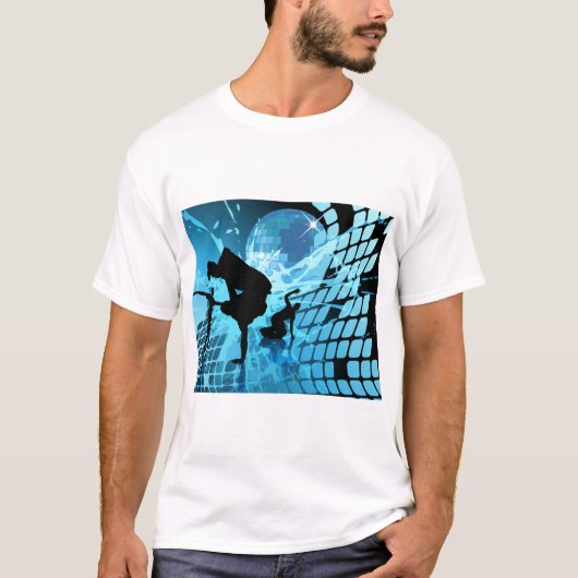 Silhouet dansers Mannen T-shirt (Voorkant)