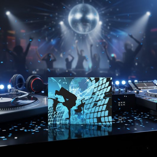 Silhouet Dansers Uitnodigingen
