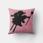 Silhouet Fairy Prinses Kussen (Achterkant)