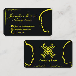 Silhouet gestileerde visitekaartje 53