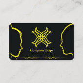 Silhouet gestileerde visitekaartje 53 (Achterkant)