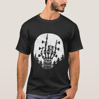 Silhouet Gitaar Rock Hand Teken Gitarist vrienden T-shirt