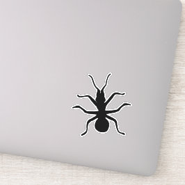 Silhouet Groot Zwart Kruipende Mier Insect Sticker