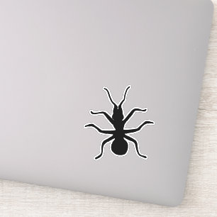 Silhouet Groot Zwart Kruipende Mier Insect Sticker