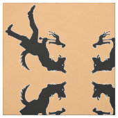 Silhouet herdershond stof (Swatch)