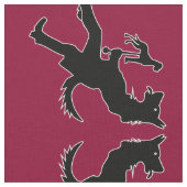 Silhouet herdershond stof (Close Up)
