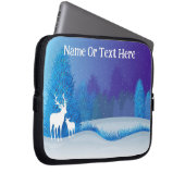 Silhouet Herten Electronics Bag Laptop Sleeve (Voorkant Rechts)