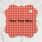 Silhouet in goud van Big Creepy Crawly Ant Bedankjes Labels (Achterkant)