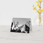 Silhouet Kaart (Gele Bloem)