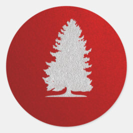 Silhouet Kerst sticker