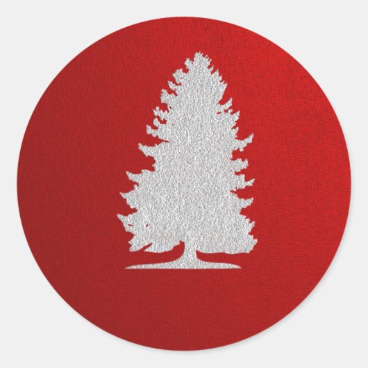 Silhouet Kerst sticker (Voorkant)