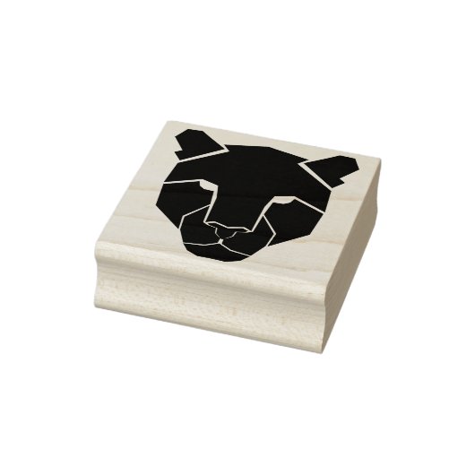 Silhouet Luipaard Art Stempel (Stempel)