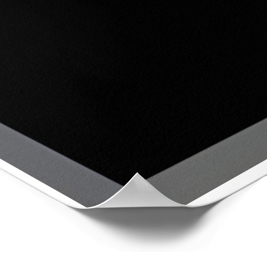 silhouet meisje workout maan poster (Hoek)