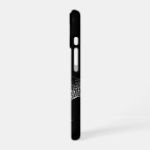 Silhouet met handtekening iPhone 16 hoesje (Linkerkant)