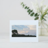Silhouet met wolken Briefkaart (Staand voorkant)