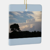 Silhouet met wolken Ornament (Rechts)