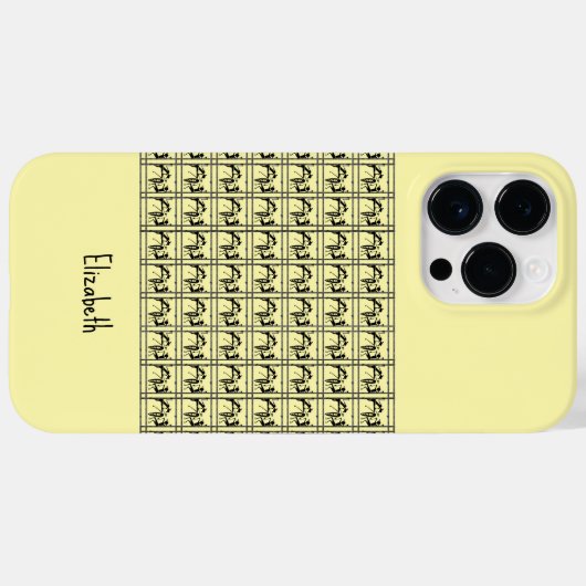 Silhouet, Moonlight Celebration Dans Case-Mate iPhone Case (Achterkant (horizontaal))