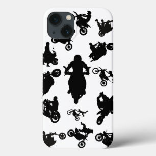 Silhouet Motorfietsen Case-Mate iPhone Case
