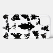 Silhouet Motorfietsen Case-Mate iPhone Case (Achterkant (horizontaal))