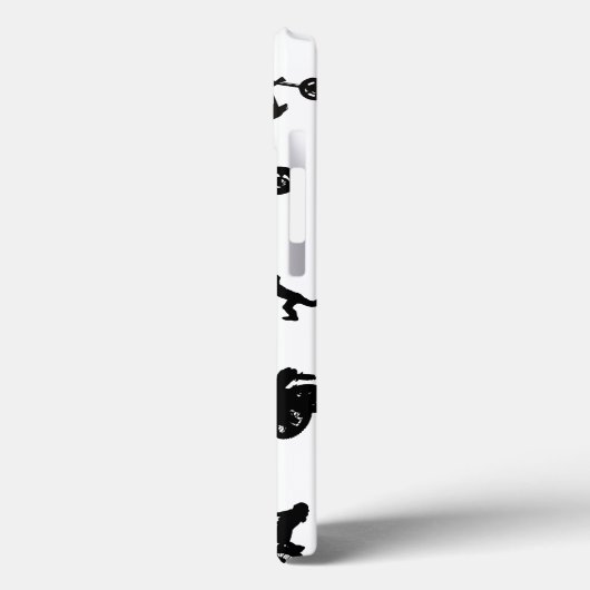 Silhouet Motorfietsen Case-Mate iPhone Case (Achterkant / Links)