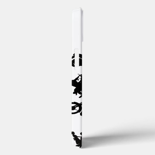 Silhouet Motorfietsen Case-Mate iPhone Case (Achterkant / Rechts)