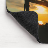 Silhouet op de brekers muismat (Hoek)