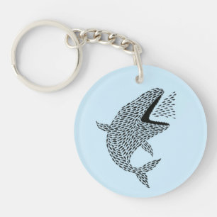 silhouet-orka sleutelhanger
