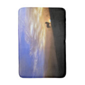 Silhouet Paard in Sunrise Badmat (Voorkant Verticaal)