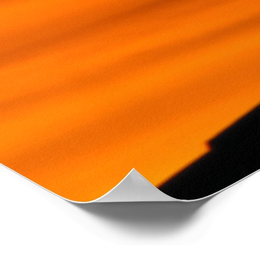 Silhouet Pagode Poster (Hoek)