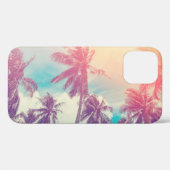Silhouet palmbomen, zonsondergang abstract. Case-Mate iPhone case (Achterkant (horizontaal))