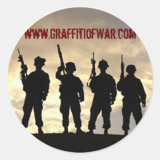 Silhouet Ronde Stickers