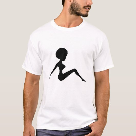  silhouet t-shirt (Voorkant)
