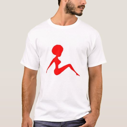 silhouet t-shirt (Voorkant)