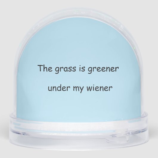 SILHOUET-TECKEL SNEEUWBOL (Achterkant)