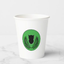 Silhouet Uil en Varens Papieren Bekers