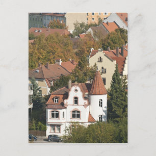 Silhouet van Bamberg, Duitsland Briefkaart